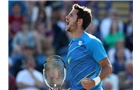 EASTBOURNE, ENGLAND - JUNE 21:  Feliciano Lopez of Spain celebrates a point against Richard Gasquet of France during their Men's Singles Finals match on day eight of the Aegon International at Devonshire Park on June 21, 2014 in Eastbourne, England. (Photo by Jan Kruger/Getty Images)